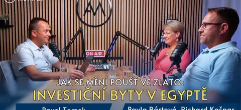 Jak se mění poušť ve zlato: Investiční byty v Egyptě – Pavla Bártová a Richard Kašpar