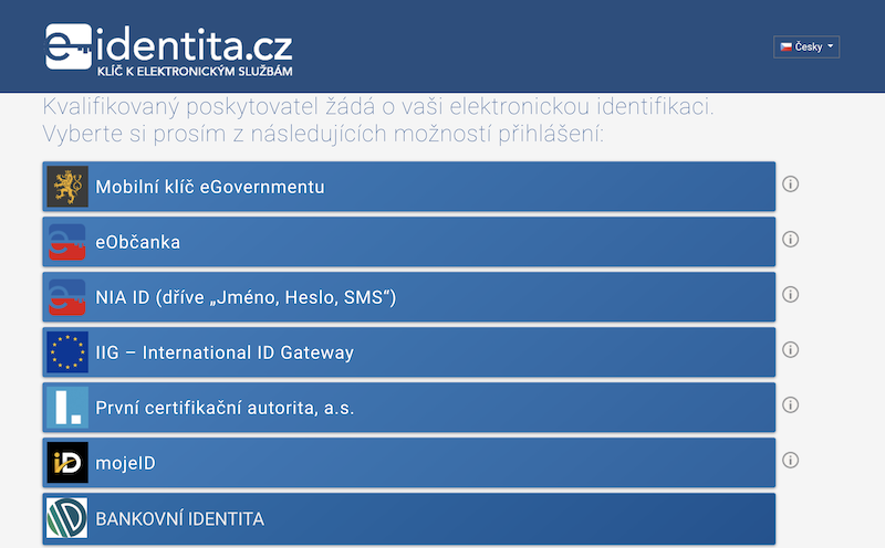 Eidentita - rozdělovník ADOL