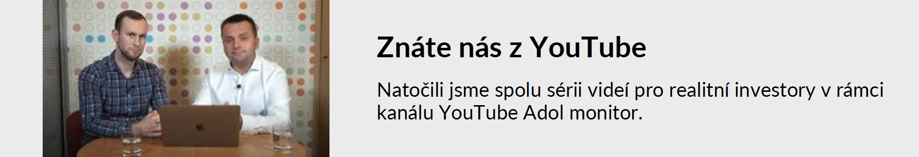 Znáte nás z Youtube